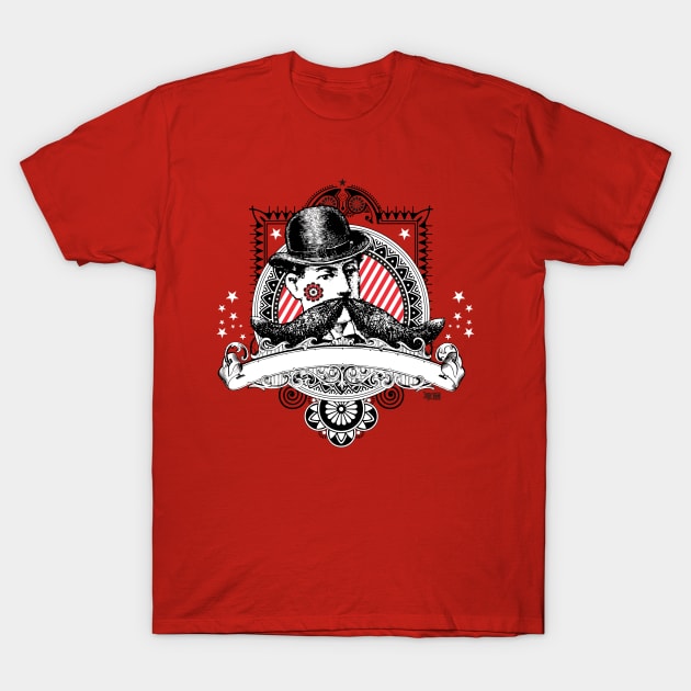 THE MOUSTACHE MAN T-Shirt by annaomline